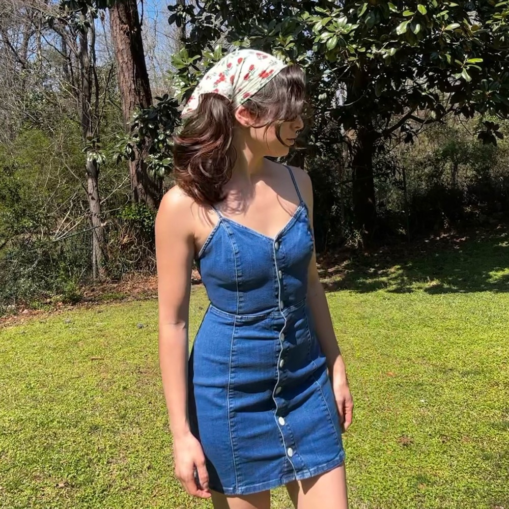 Zara Denim Mini Dress